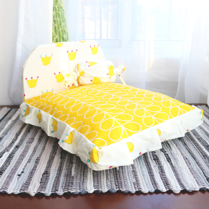 Premium Washable Pet Bed for Small Dogs and Cats