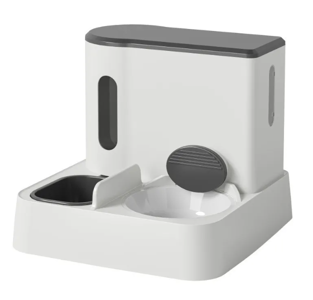 Automatic Dual-Bowl Cat Feeder