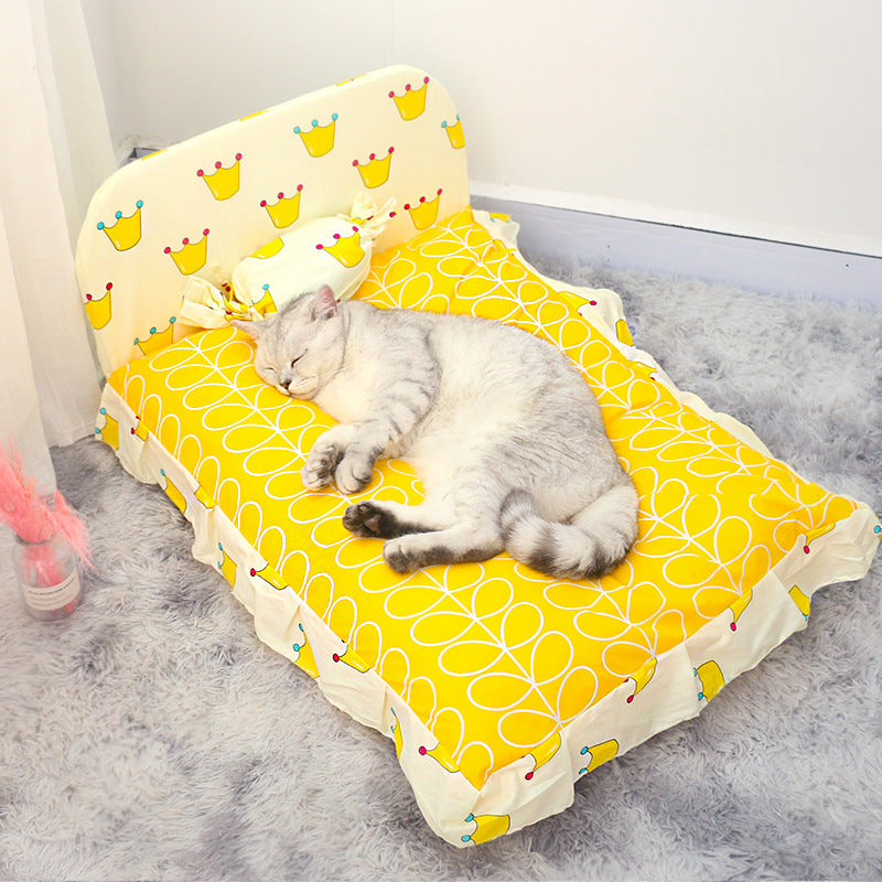 Premium Washable Pet Bed for Small Dogs and Cats